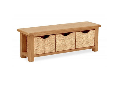 Salisbury Oak Dining Benches (Pre-Order Cross Bench, Bench W/Baskets)