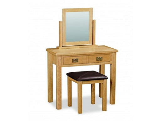 Salisbury Lite Dressing Table Set With Mirror And Stool