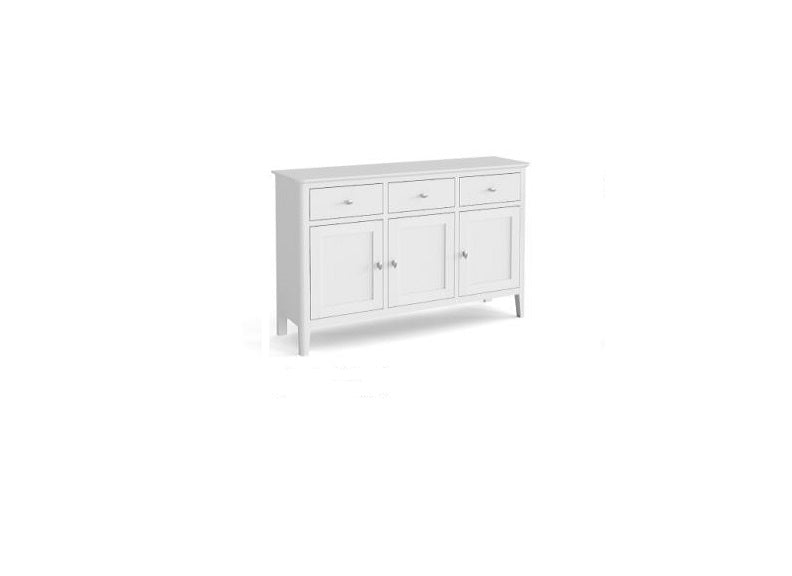 Hampstead White Large Three Door Sideboard (pre-order only)