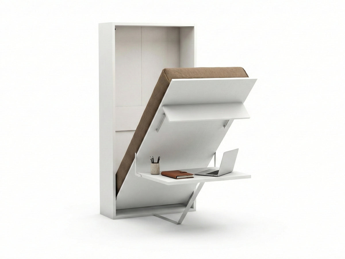 The Happy Desk Wall Bed | With Mattress | Multimo