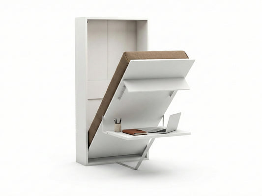 The Happy Desk Wall Bed | With Mattress | Multimo