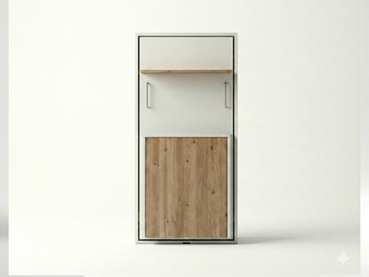 The Happy Frogg Wall Bed | With Mattress | With Foldable Desk | Multimo