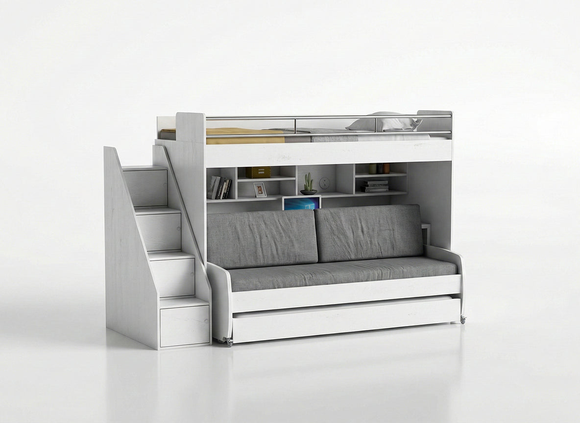 The İkon Bunk Sofa Wall Bed | With Pocket Spring Mattress | Multimo