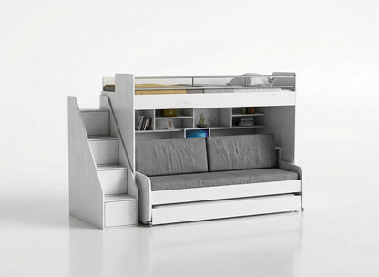 The İkon Bunk Sofa Wall Bed | With Pocket Spring Mattress | Multimo