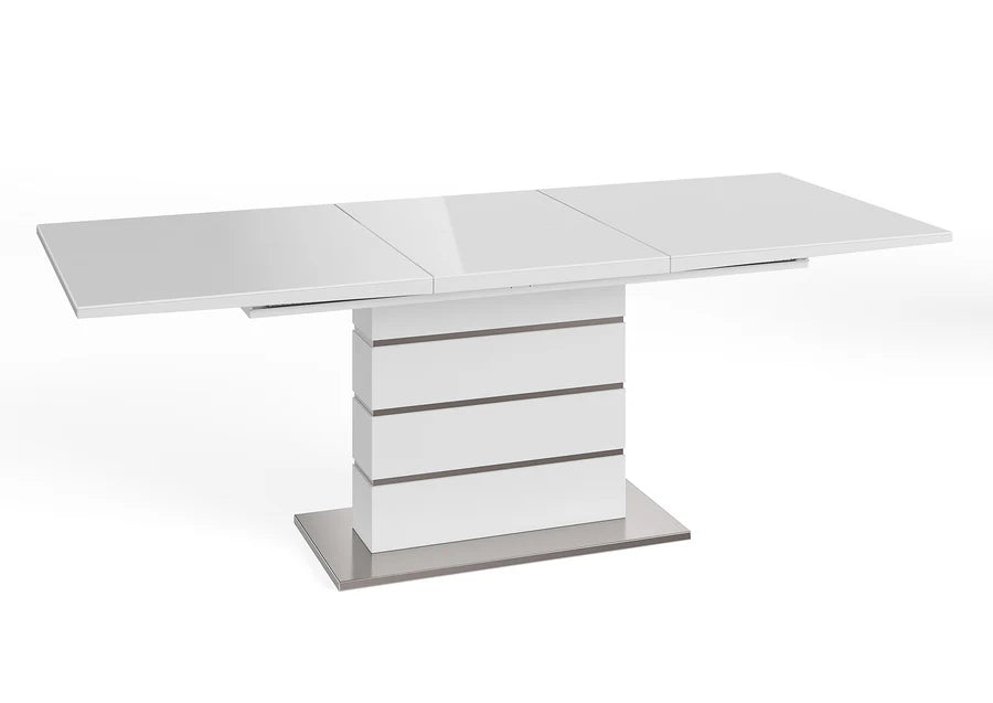 Massimo 160-220Cm High Gloss Butterfly Extending Dining Table
