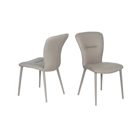 Cavello Leather Dining Chair Taupe