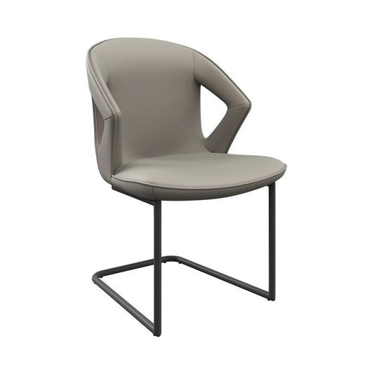 Kenzo Leather Dining Chair Taupe