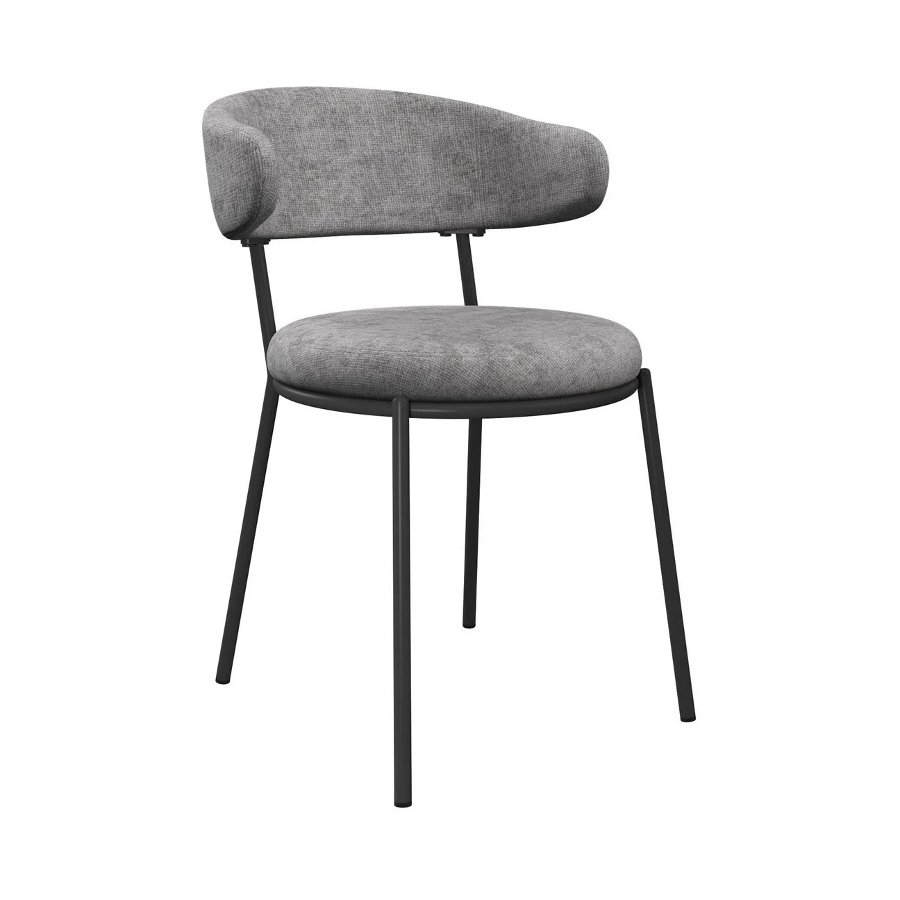 Simoni Fabric Dining Chair Grey