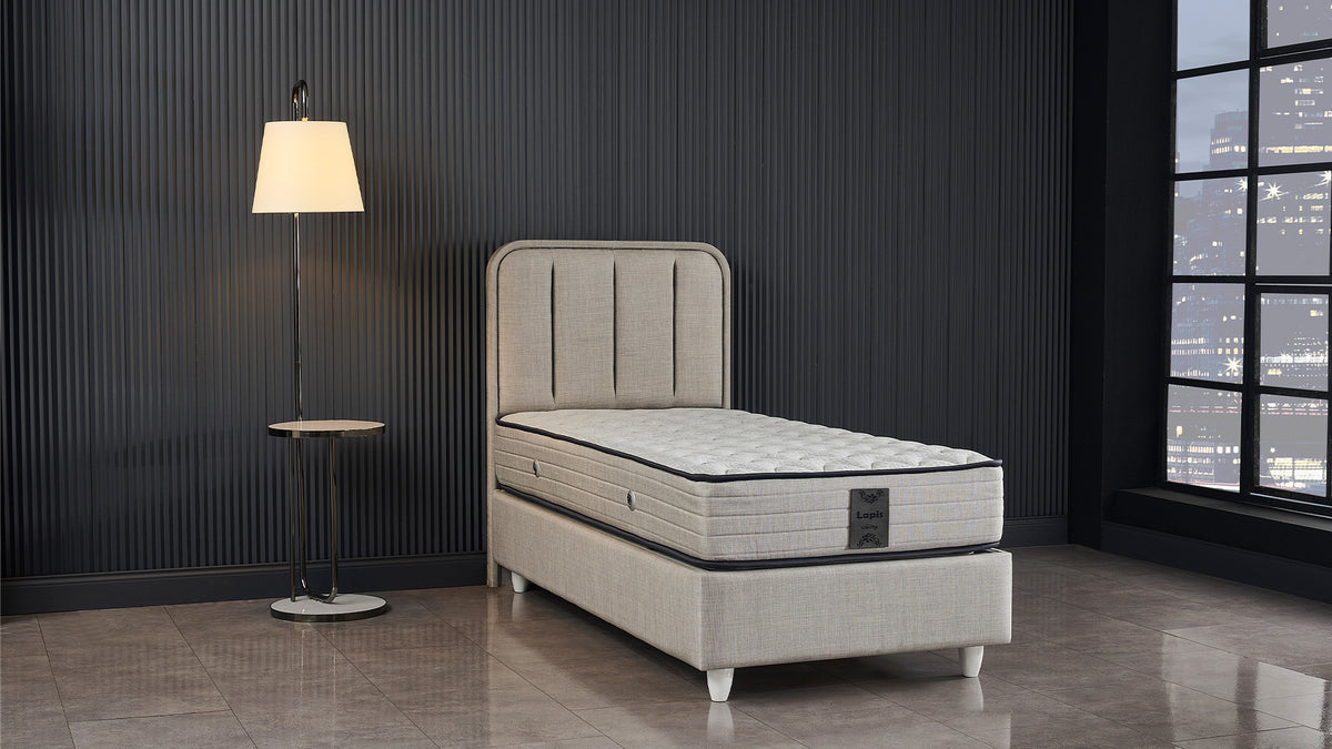 The Lapis 3ft Bed & Mattress Set | Ottoman Storage