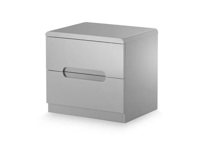 Manhattan Grey Gloss Bedside Table