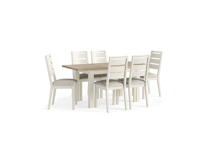 Modern Country Coconut Dining Chair (bouncle white)