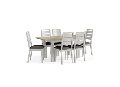 Modern Country Grey Dining Chair (bouncle grey)