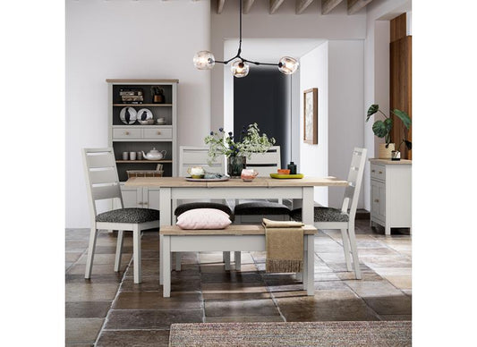 Modern Country Coconut Dining Chair (bouncle grey)