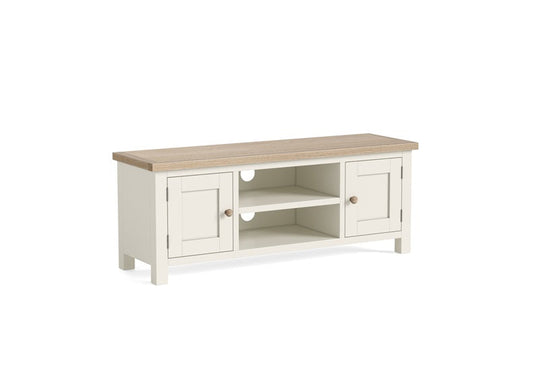 Modern Country Coconut Large Rectangular Tv Stand