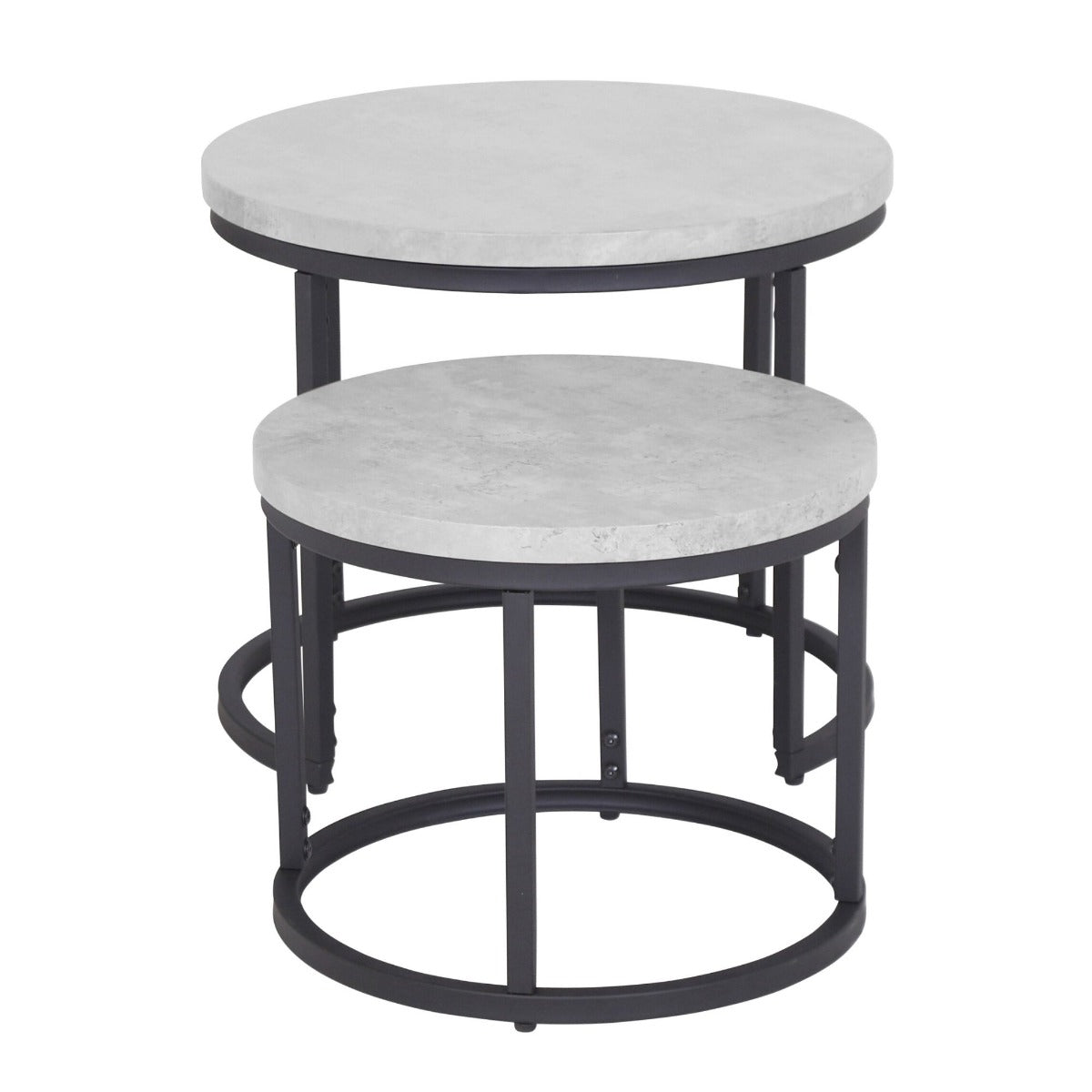 Munich Round Nest of Tables - Marble