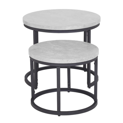 Munich Round Nest of Tables - Marble