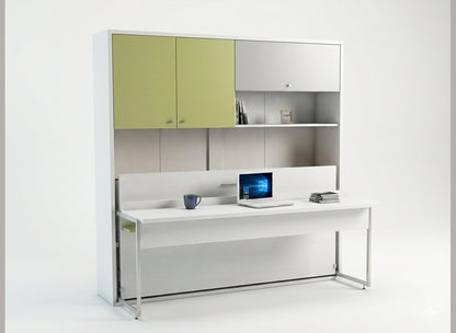 The Nitro Wall Bed | With Mattress | With Desk & Storage | Multimo