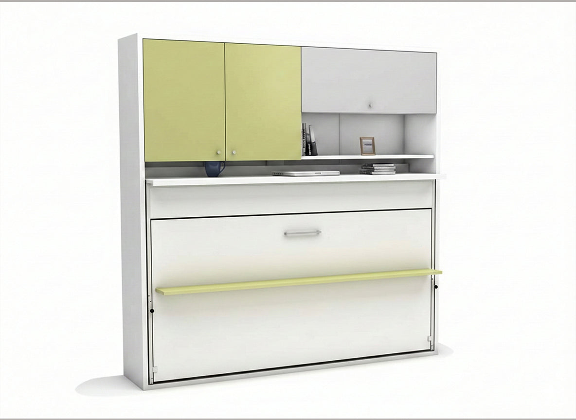 The Nitro Wall Bed | With Mattress | With Desk & Storage | Multimo