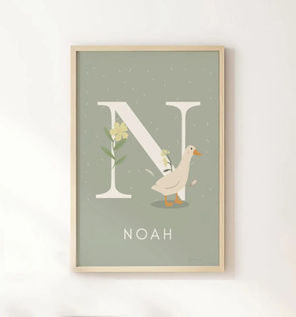 Goose Personalised Name Print