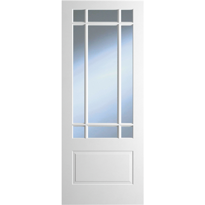 Dover Templar 9 Lite Glazed White Primed - Indoors Internal Door