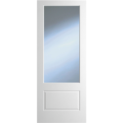 Dover Clear Glazed White Primed - Indoors 44mm Internal Door