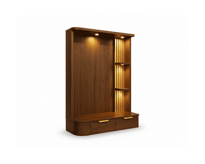 Areiva Prayer Unit – Drawer Base Edition (Walnut Brown)