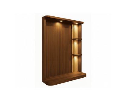 Areiva Prayer Unit – Compact Edition (Walnut Brown)