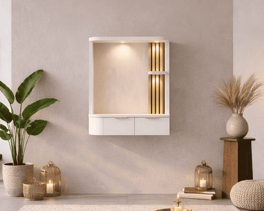 Areiva Prayer Unit – Drawer Base Edition (Natural Oak)