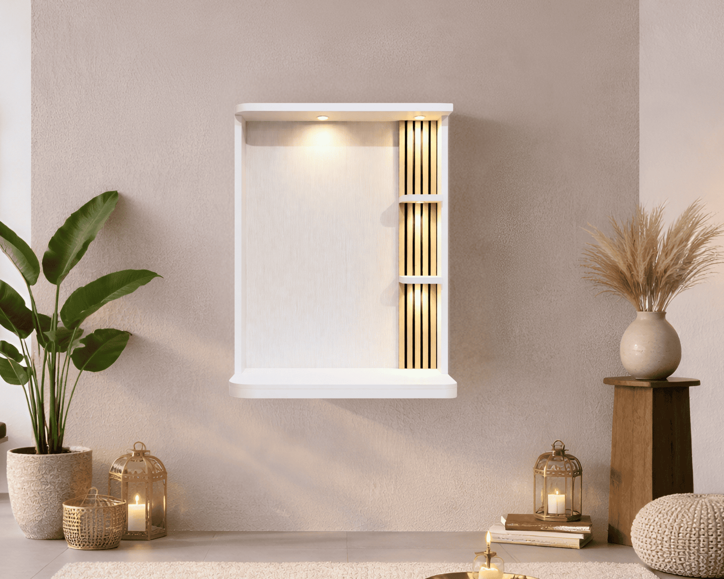 Areiva Prayer Unit – Compact Edition (Natural Oak)