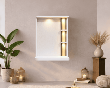 Areiva Prayer Unit – Compact Edition (Natural Oak)