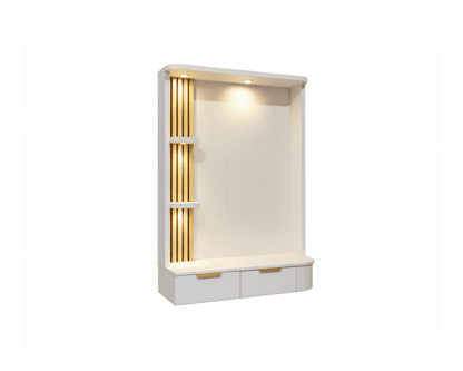 Areiva Prayer Unit – Drawer Base Edition (Natural Oak)