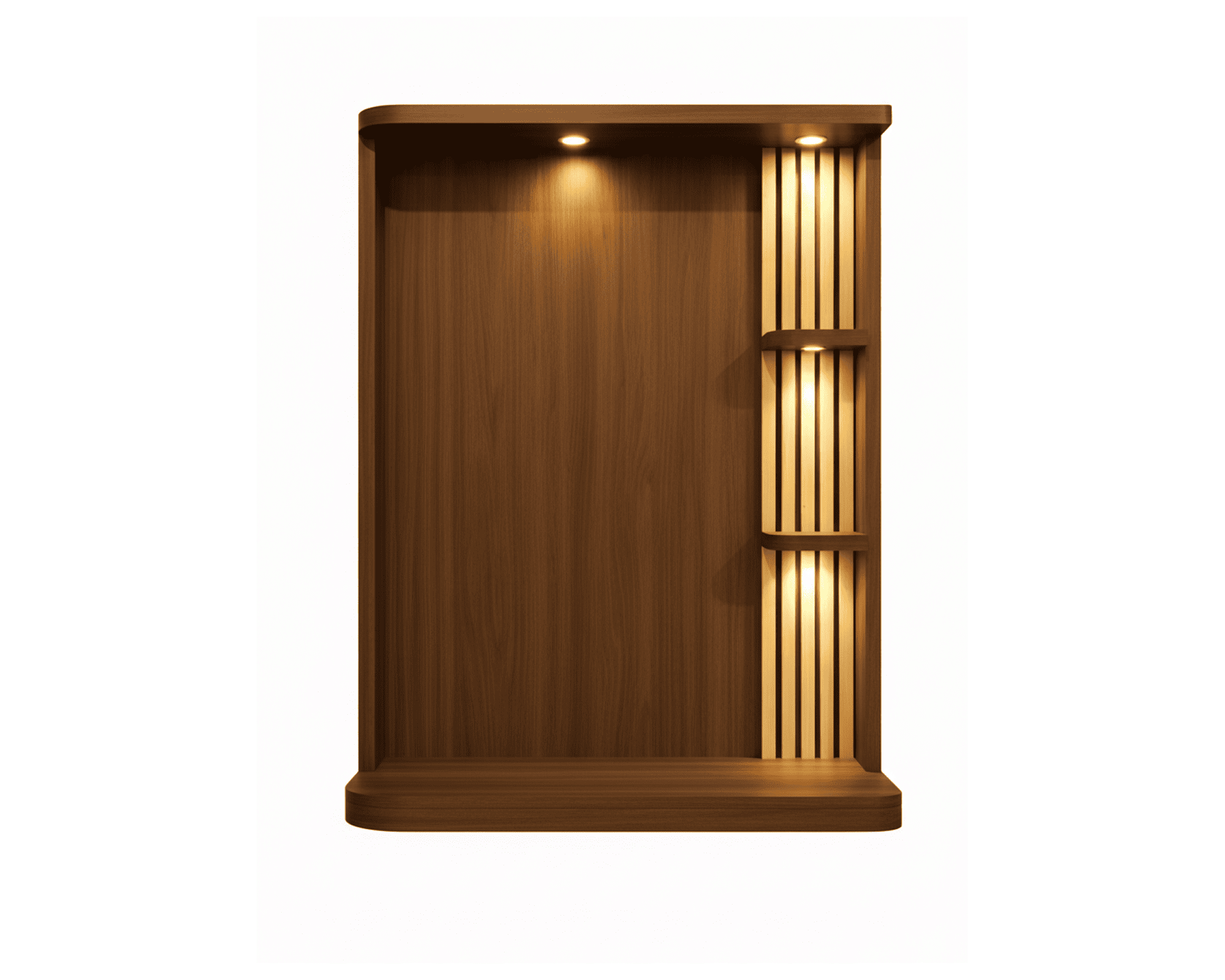 Areiva Prayer Unit Compact Edition – Walnut Brown | Premium Wooden ...