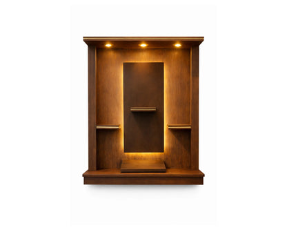 Serenity Prayer Unit – Floating Edition | Walnut