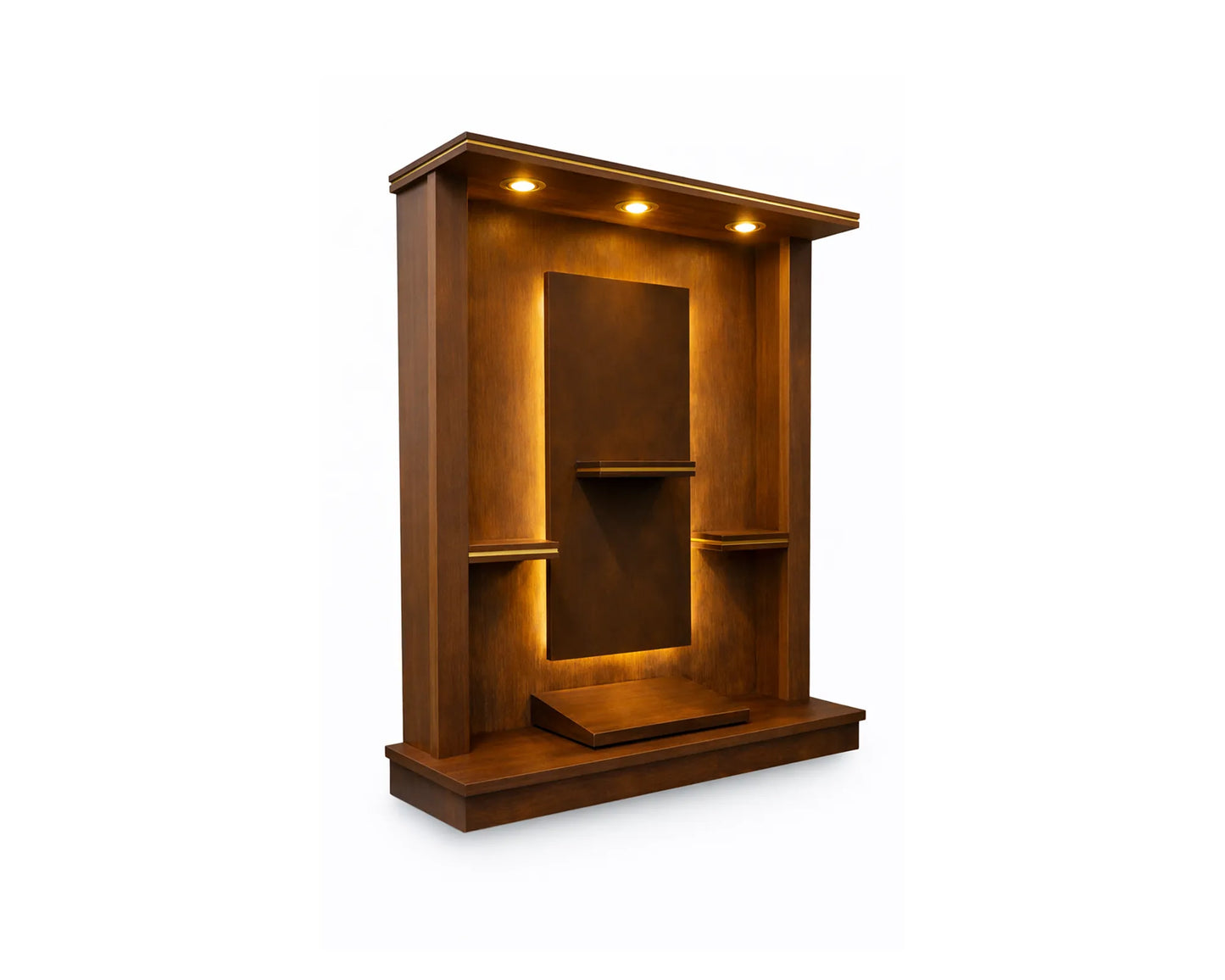 Serenity Prayer Unit – Floating Edition | Walnut