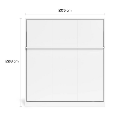 The Royal Plus 190 Wall Bed | With Gold Mattress | Multimo