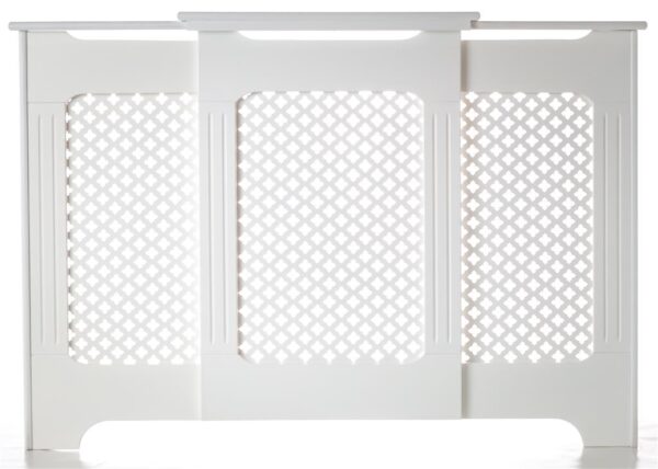 Tema Classic Adjustable White Radiator Cover