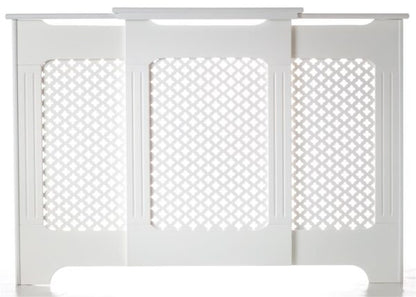 Tema Classic Adjustable White Radiator Cover