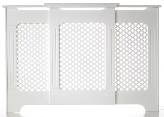 Tema Classic Adjustable White Radiator Cover