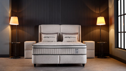 The Reina Luxury Bed | Ottoman storage