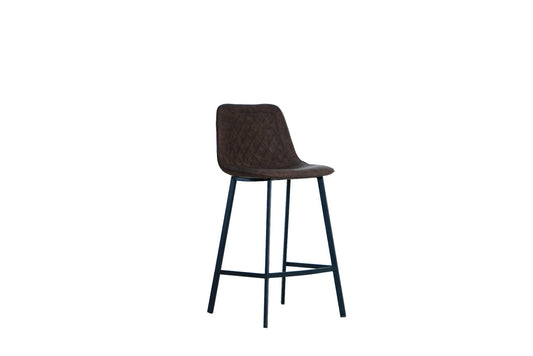 Retro Bar Stool Shadow Brown