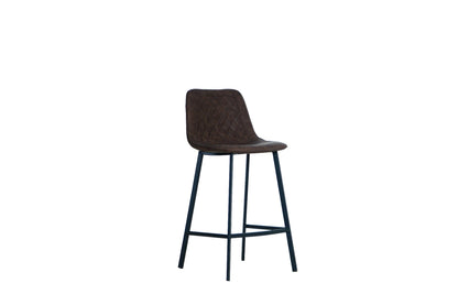 Retro Bar Stool Shadow Brown