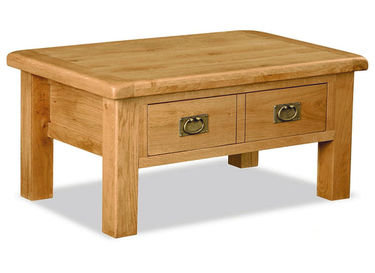 Salisbury Oak Coffee Table With Drawer