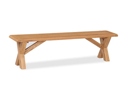 Salisbury Oak Dining Benches (Pre-Order Cross Bench, Bench W/Baskets)