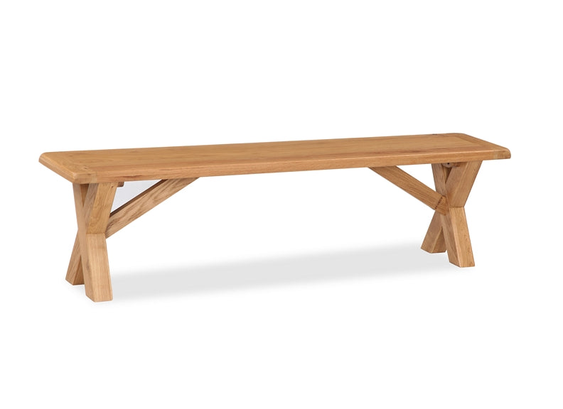 Salisbury Oak Dining Benches (Pre-Order Cross Bench, Bench W/Baskets)