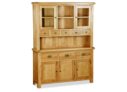 Salisbury Oak Large Buffet & Hutch