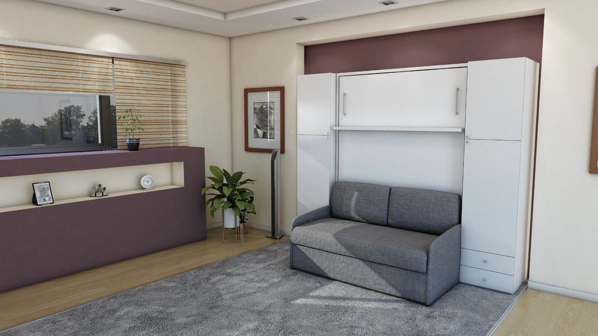 The Loft Double Wall Bed | With Mattress