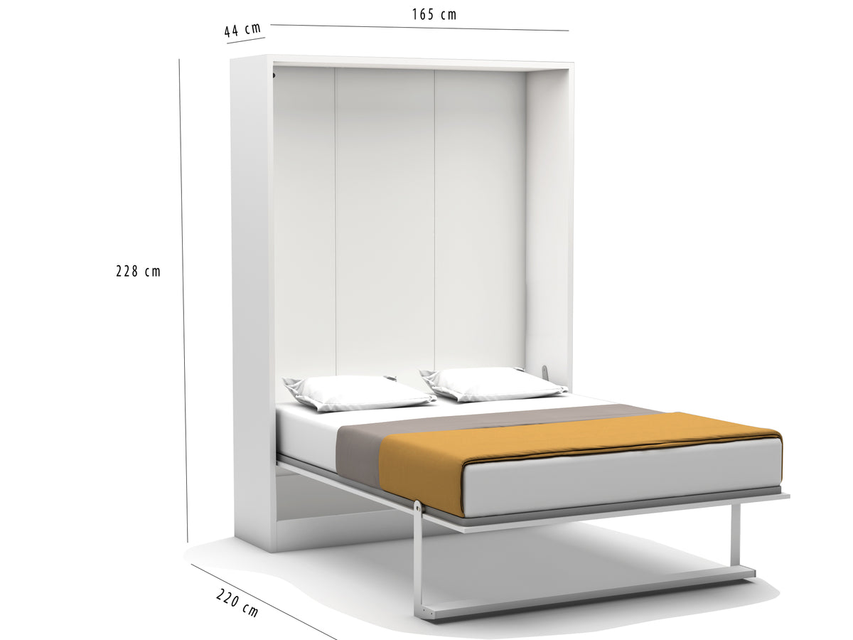 The Royal Double 160 Wall Bed | With Gold Mattress | Multimo product image