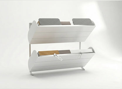 The Simple Bunk Wall Bed | With Two Pocket Spring Mattresses | Multimo
