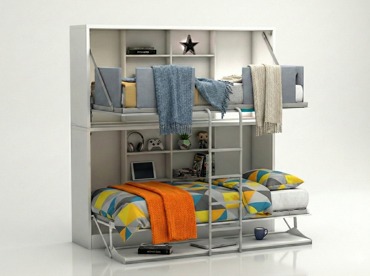 The Smart Bunk Bed System | With Desk | Multimo