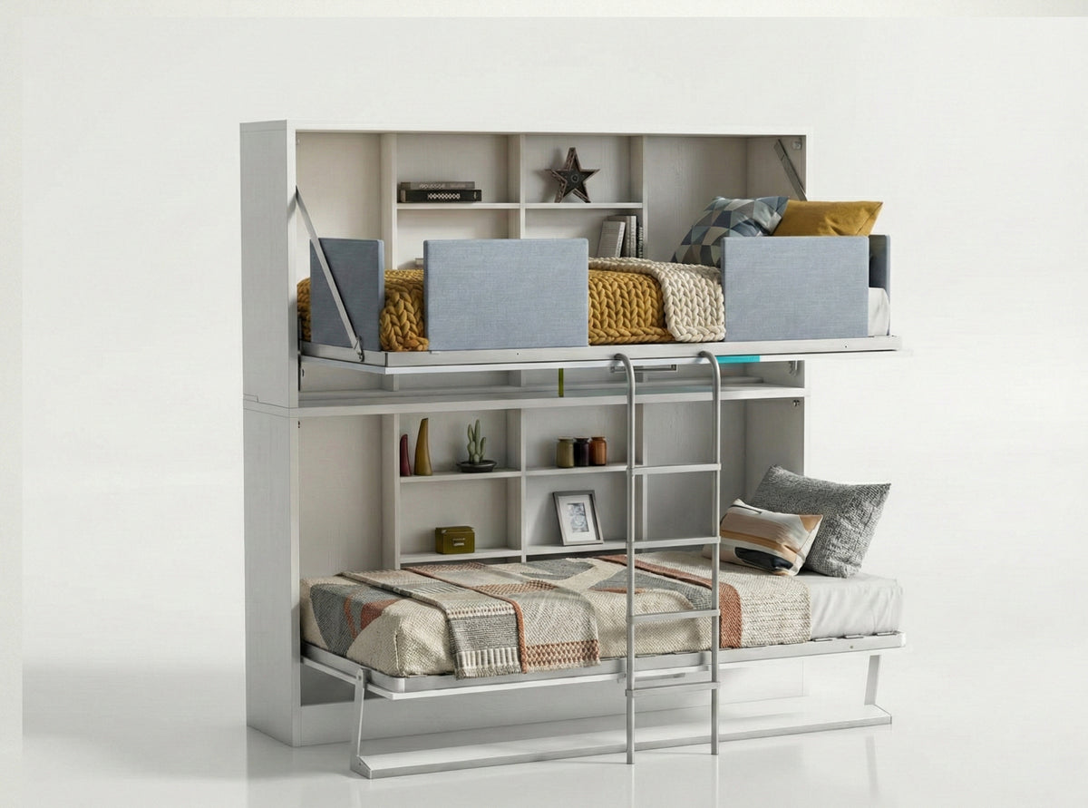 The Smart Bunk Bed | With Two Pocket Spring Mattresses | Multimo